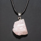 1PC Natural Crystal Rough Stone Amethyst Pendant Energy Healing Gemstone Amethyst Necklace Charms Chakra Halo Jewelry for Women