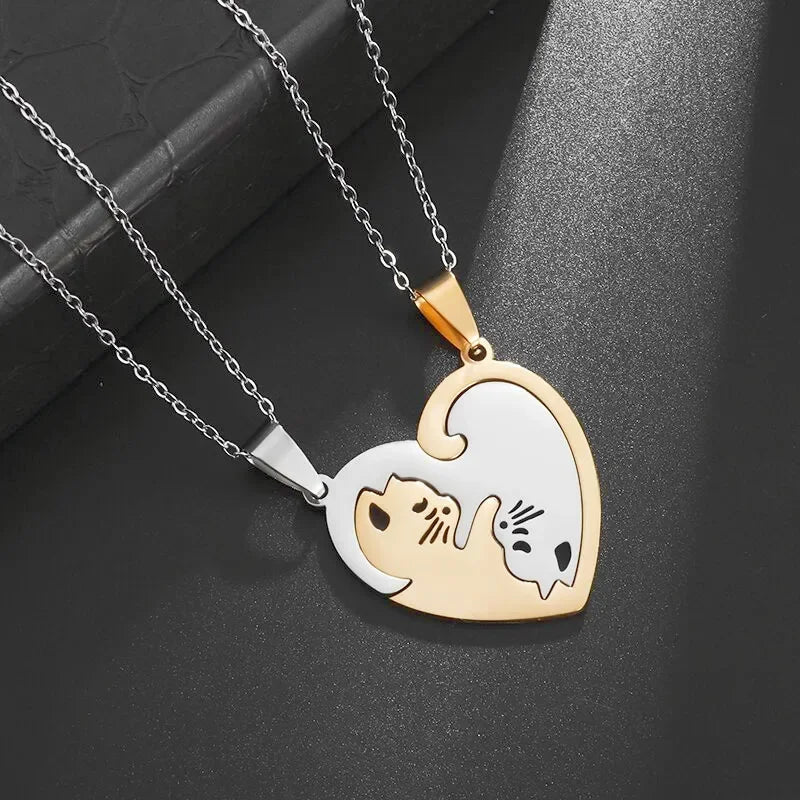 New Twisted Mobius Silver Color Pendant Men and Women Couple Hip Hop Student Pendant Anniversary Jewelry Gift
