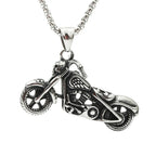 Gothic Skull Steel Pendant Punk Soul Chariot Biker