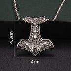 Odin Steel Pendant Nordic Mythology Viking Double