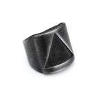 Valknut Steel Ring Vintage Triangle Punk Party
