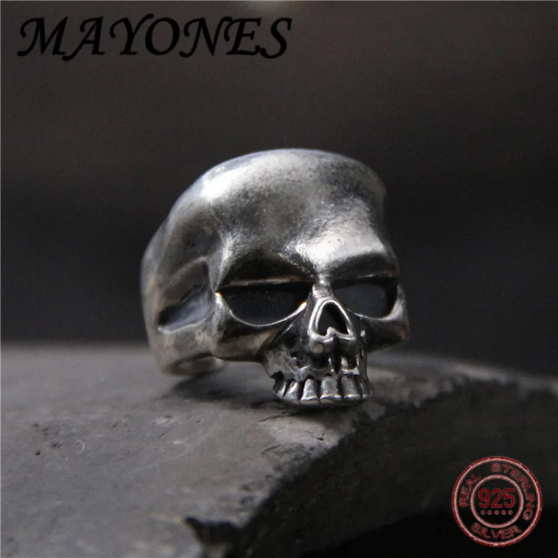 Skull Ring — 925 Silver Thai Retro Punk
