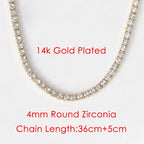 Iced Out Tennis Choker — Stainless Steel