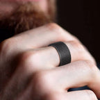 Mesh Band Ring — Stainless Steel