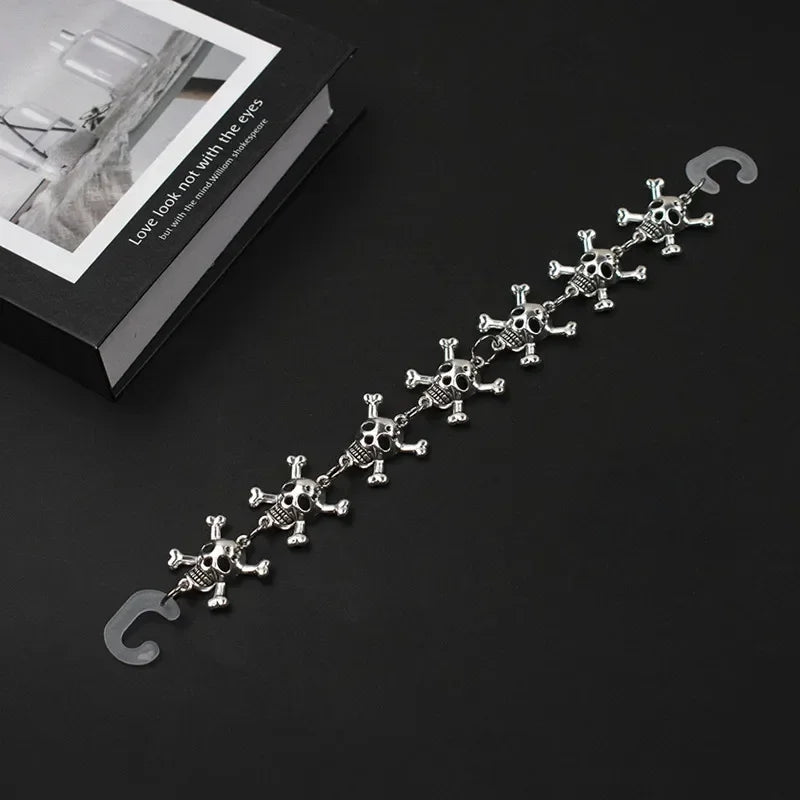 2026 Hot New Designer Shoe Charms Chain Fashion Gift Punk Pendant Metal Buckle Hip Hop Shoe Decoration Accessories For
