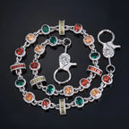 Iced Out Waist Chain Colored Zircon Geometric