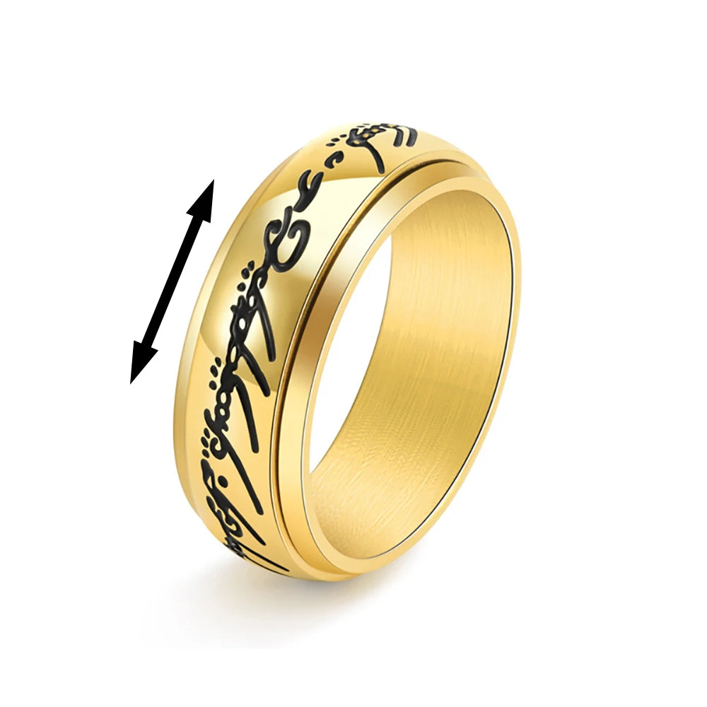 Vintage Stainless Steel Knights Templar Rings For Men Women Hip Hop Biker Cross Warriors Red Shield Ring Amulet Jewelry
