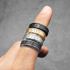 Viking Rune Ring — Stainless Steel