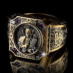 Vintage Domineering Statement Ring — Zinc Alloy