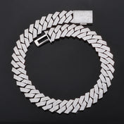 Gold Cuban Chain Necklace Iced Out 20/26/36MM
