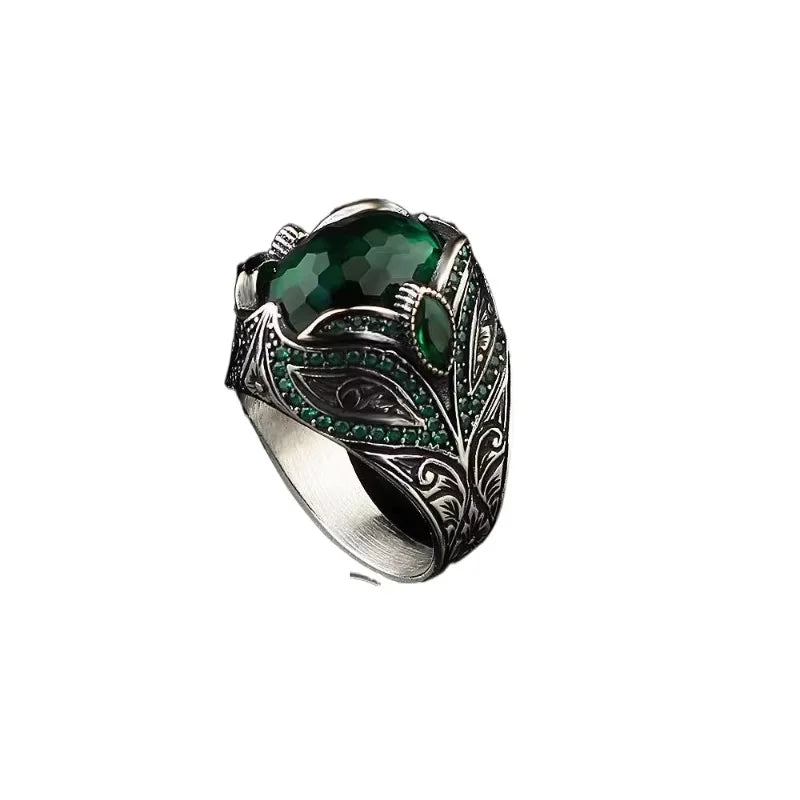 New Men's Ring Personalised Wrap Wrapped Around Simple Retro Style Punk European and American Classic Trend Party
