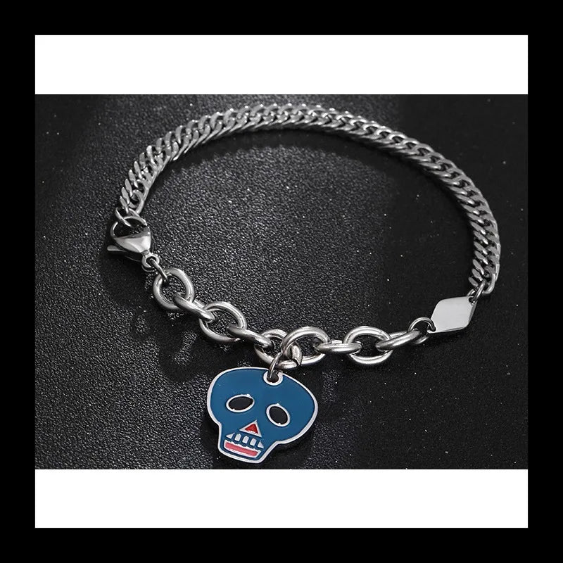 Ghost Head Bracelet — Stainless Steel