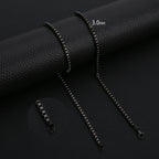 Box Chain Necklace — Stainless Steel 3mm