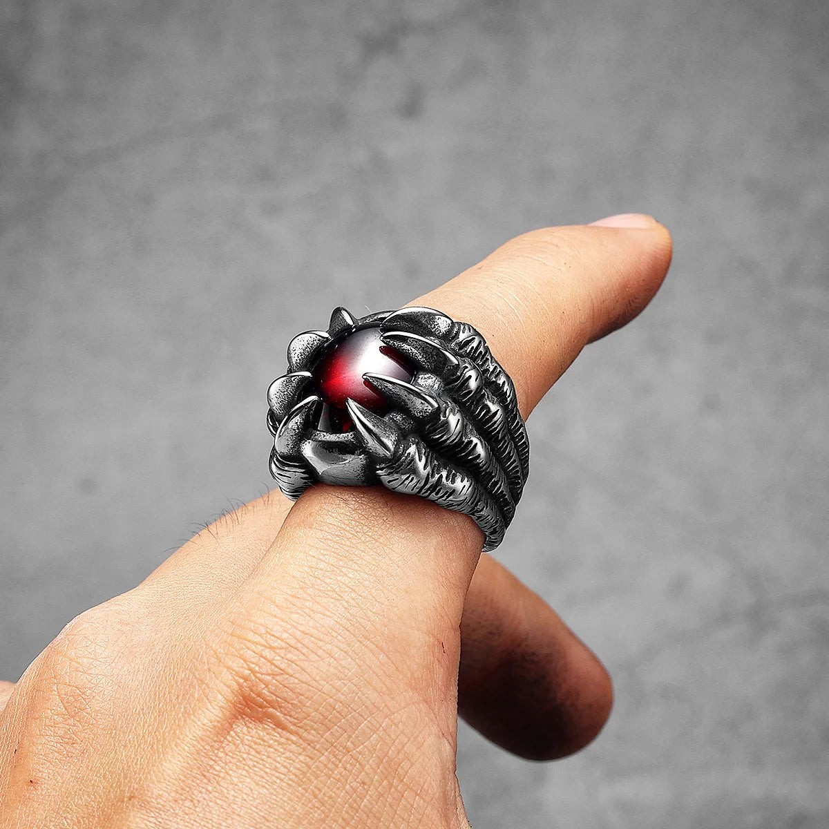 Dragon Claw Ring — Stainless Steel