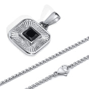 Sunburst Black Necklace