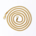Stainless Steel Cuban Chain Necklace 3MM