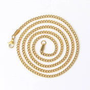 Stainless Steel Cuban Chain Necklace 3MM