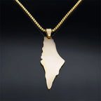 Palestine Flag Steel Pendant Necklace Chain