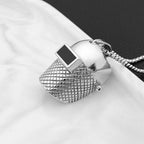 Spartan Helmet Pendant Necklace — Stainless Steel