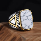 R3427 Men's High Quality 316L Stainless Steel Variety Onyx Rings Fashion Trend Jewelry