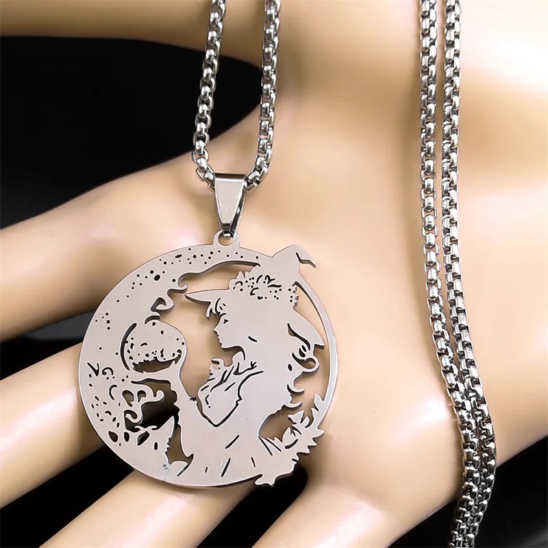 Witchcraft Stainless Steel Pendant Necklace