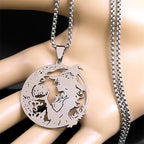 Witchcraft Stainless Steel Pendant Necklace