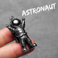 Astronaut Pendant Necklace — Stainless Steel
