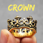 Crown Ring — Stainless Steel