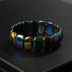 Fashion Wave Hematite Magnetic Bracelet Men Original Beaded Hematite Energy Bracelets for Women Positive Energy Jewelry