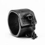 Gothic Shackles Ring — Stainless Steel