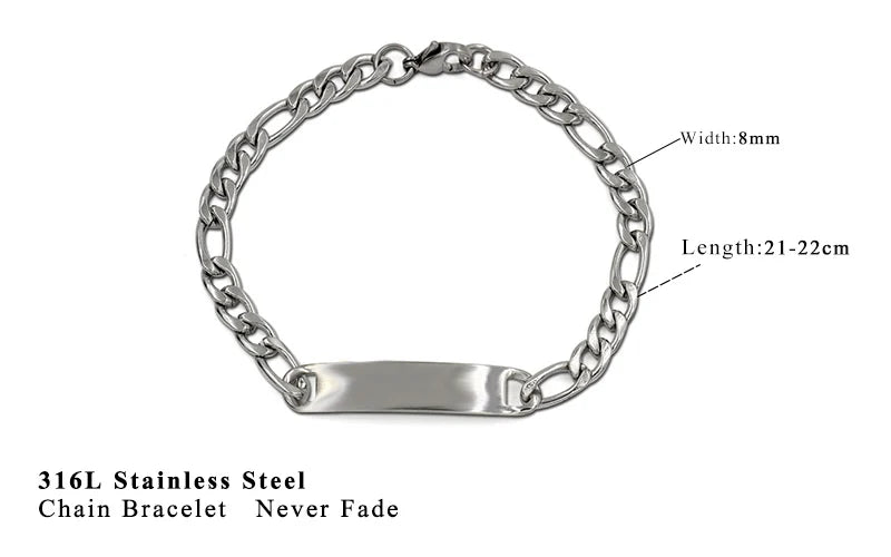 Chunky Cuban Chain Bracelet — Stainless Steel