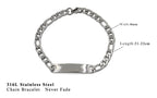 Chunky Cuban Chain Bracelet — Stainless Steel