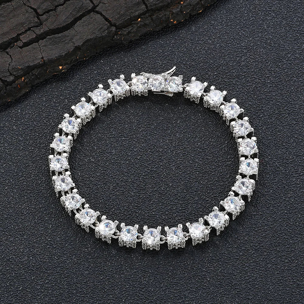 Tennis Bracelet Stainless Steel 6MM Iced Out