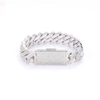 Iced Out Cuban Bracelet Stainless Steel 18/22MM