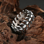Fish Bone Ring — Stainless Steel