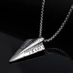 Fashion Retro Viking Rune Spear Pendant for Women Charm Nordic Stainless Steel Men Necklace Popular Valentine's Day