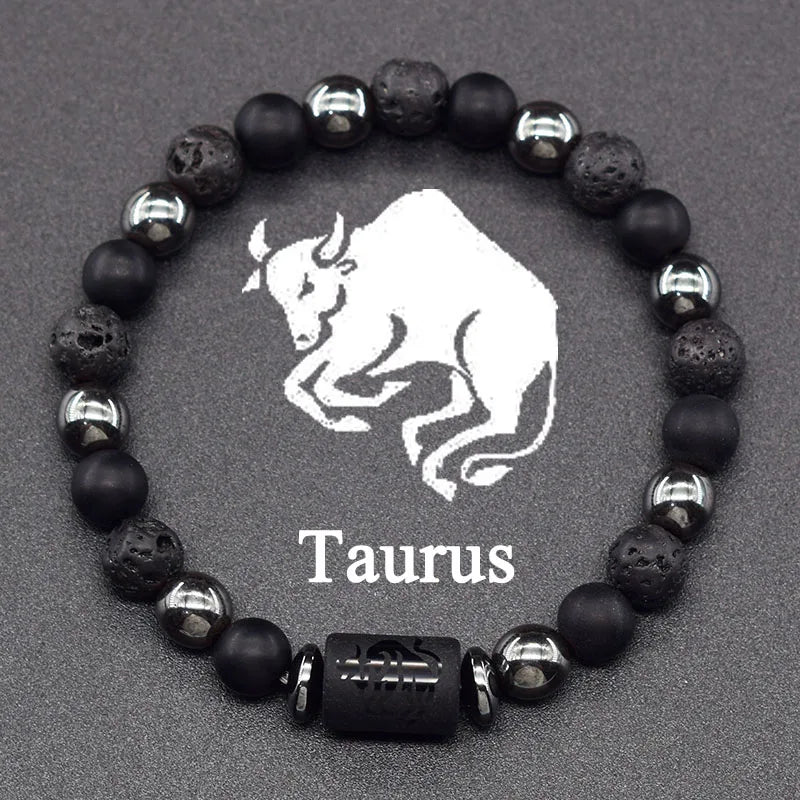 12 Zodiac Signs Bracelet Homme 12 Constellation Jewelry for Women Scorpio Gemini Sagittarius Bracelet Friendship Gift Whoelsales