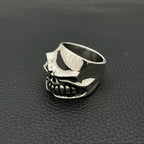 Goth Grunge Skull Ring for Men — Sizes 8 to 12