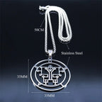 Demon Silver Pendant Seal Orias Women/men Satan