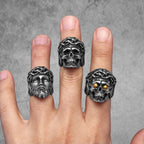 Religion Jesus Skull Ring — Stainless Steel