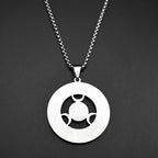 Moon Steel Pendant Witchcraft Triple Goddness