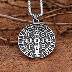 San Benito Exorcist Pendant — Stainless