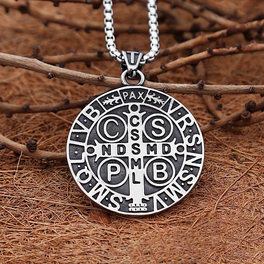 San Benito Exorcist Pendant — Stainless