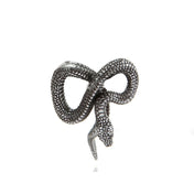 Snake Pendant Necklace — 316L Stainless Steel