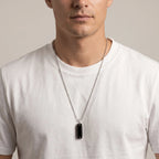 Harmonica Pendant Necklace — Stainless Steel Bead Chain
