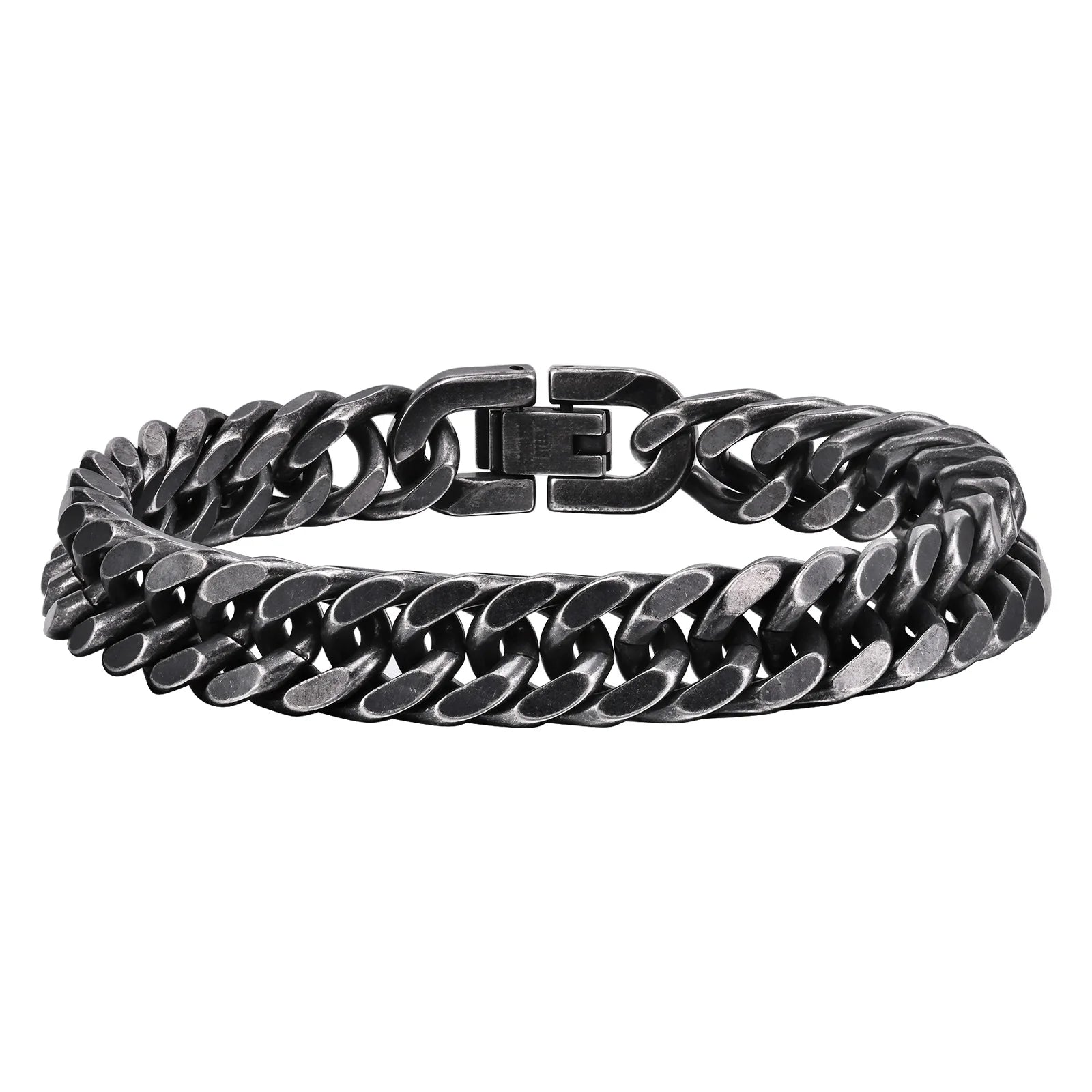 Double Curb Chain Bracelet 15mm — Stainless Steel