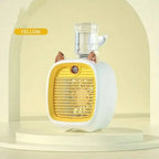 TINSOL USB Mini Air Conditioning Fan, Humidifier Desktop Fan Spray Electric, 1200mAh, Three Gear Air Conditioning