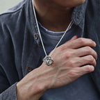 Vintage Astronomical Ball Alloy Men's and Women's Rings Creative Complex Rotating Cosmic Ring Deformable Rotating Ring