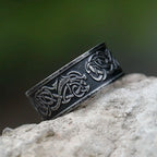Norse Viking Dragon Ring — Stainless Steel