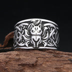 Nine Tailed Fox Ring — Stainless Steel